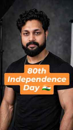 Happy 80th Independence Day 🇮🇳✨
Freedom. Harmony. Pride.
—