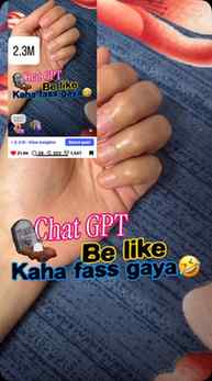 Chat gpt be like are baba kaha fass gaya m aj🤣🤣
Nailart, c