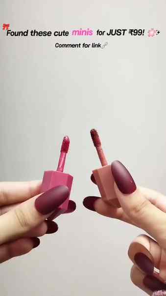 Mini lipsticks = Instant mood booster! 💖✨
If you love ae