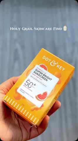 My ultimate holy grail sunscreen!☀️
@dotandkey.skincare
✨