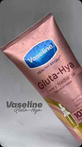 Unlocking that effortless dewy glow with Vaseline Gluta-Hya.