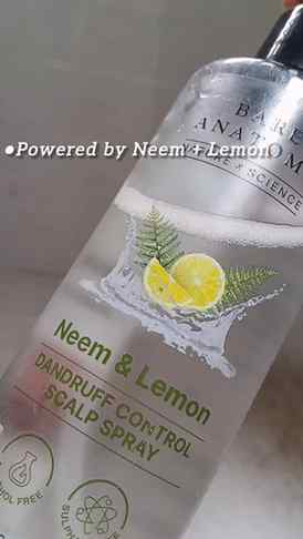 Trying out the Bare Anatomy Neem & Lemon Scalp Spray by Inno