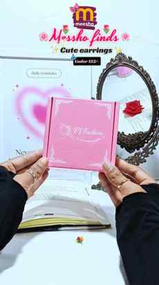 ​🎀 Cutest earrings under ₹122 from Meesho! 🎀

​comment for