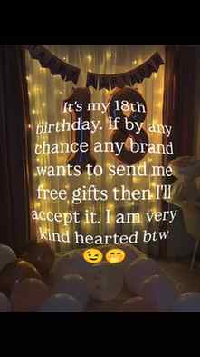 It's finally my birthday month. And I am turning 18. So happ