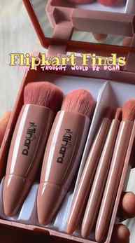 Wait... 5 brushes for under 200rs?? 😭

I had to test it cuz