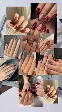 nail glue sticker that comes along the set wont even last fo