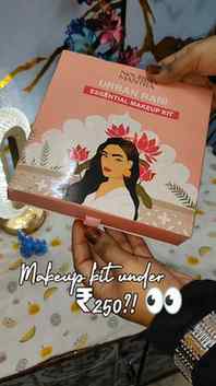 Makeup kit under ₹250?! 👀💄
5 everyday makeup essentials in