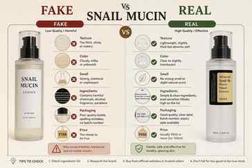 🐌 Real vs Fake Snail Mucin — know what you’re putting on yo