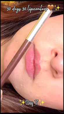 Day 17 of 30 days 30 lipcombos 🤎✨
Lipliner - @missclairecos