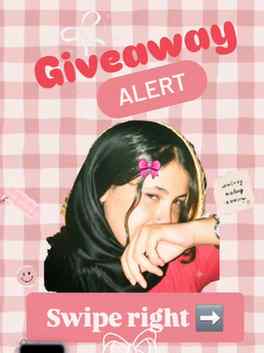 Giveaway alert everyone 😁 there will be only one winner who