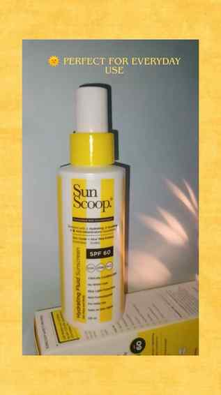Loving my everyday sun protection with SunScoop SPF 60 ☀️✨
L
