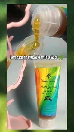 Fresh, clean & hydrated skin with Terra cacia Aloe Vera & Ne
