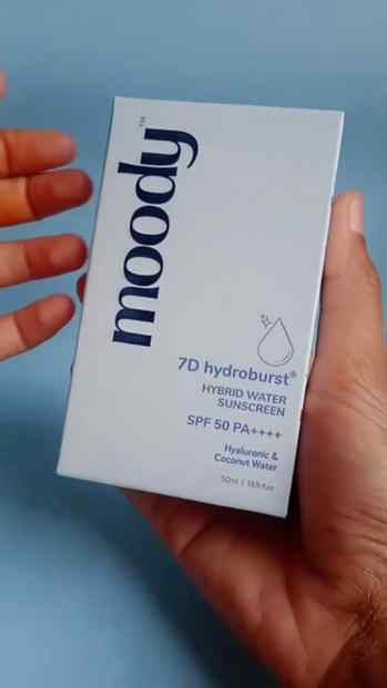 "Stay protected every day with Moody’s SPF 50 sunscreen. Lig