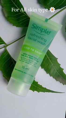 “Simple skincare, fresh & clean skin 🫧✨
Gentle cleanse for