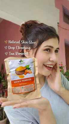 Tan hatao, Glow pao!
Hennavedic Ubtan Powder ke saath 🌝