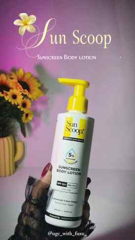 ✨ Sun protection, but make it body-care! 💛
Sun Scoop Sunscr