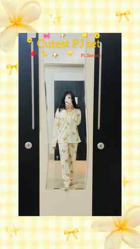 Cute pajama, cuter mood.💛🌼
Comment for link 🔗 

@savana 
