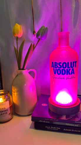 your old vodka bottle got the prettiest glow-up ✨🍾💡
From