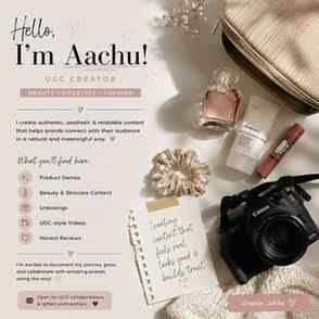Hi, I'm Aachu! 🤍
Welcome to my little creative space! 🌸
I'