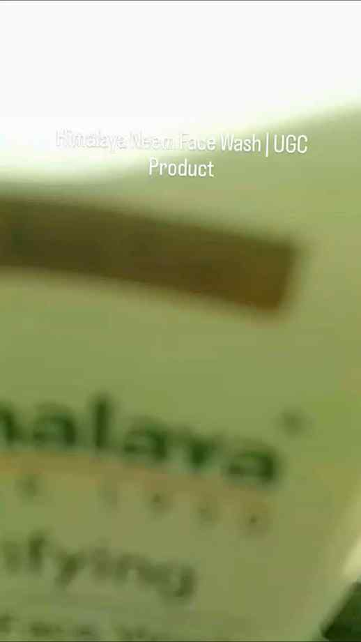 Himalaya Neem Face Wash | UGC Product #ugccontentcreator #b