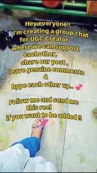 Dm me this reel and comment Done

Ugc, gc join, gc growth, n