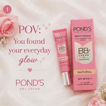 Your everyday glow, made effortless. 💗✨
Meet the POND'S Bri