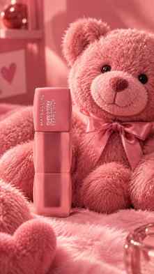Soft, blurred, and perfectly pink. 🧸✨Current mood: Teddy be