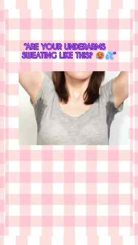 Say goodbye to underarm sweat & odour!
Stay fresh, dry & con