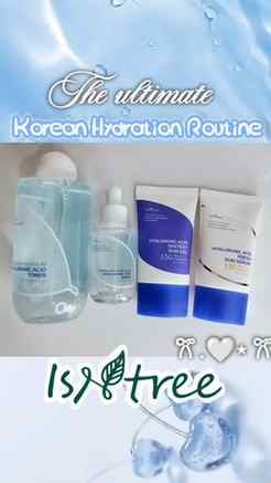 🩵 “Your skin called… it wants more hydration💧”
My Isntree