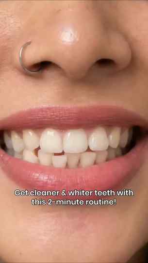 Your teeth will shine like pearls after this 2-min routine
I