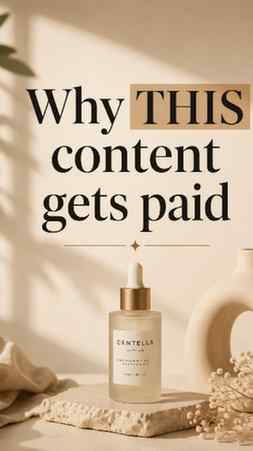 Most people don’t get paid for content.
They get paid for cl