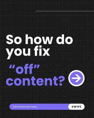 Your content doesn’t feel off because you’re bad at creating