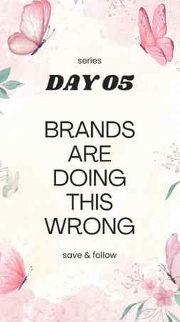 Brands are doing this wrong - Reel 5/6
Pretty content ≠ Sel