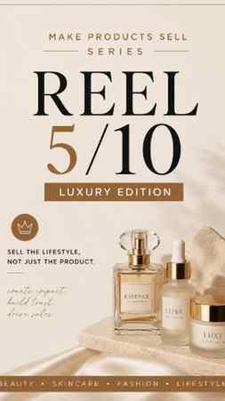 Reel - 5/10 Luxury editing
“Same product. Different percep