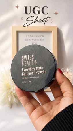 "Been testing this Swiss Beauty compact powder before recomm