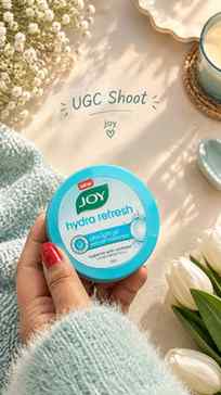 "Finishing up this Joy Hydra Refresh moisturiser — here's my