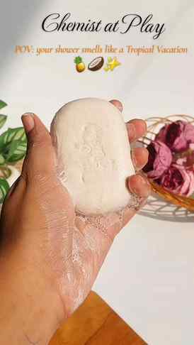 POV: your shower routine just got a tropical glow-up 🍍🥥✨
m