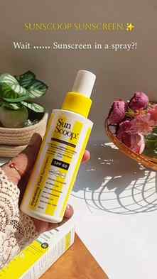 WAIT… SUNSCREEN IN A SPRAY?! 👀☀️
sun scoop hydrating fluid