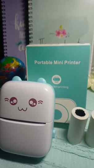 This is the Portable Mini Printer and look at the face 🥹 So