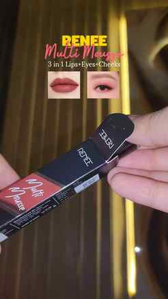 1 lipstick = Lips + Eyes + Cheeks?! 😭💄
RENEE Multi Mousse