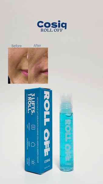 Meet @mycosiq Roll-Off — an instant face-lift serum roller i