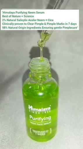 ‘Himalaya Purifying Neem Serum💚
Best of Nature + Science 
2