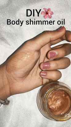 ✨ DIY BODY SHIMMER OIL ✨

Want glowing skin like celebrities