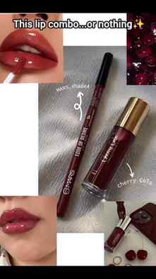 This cherry cola lip combo has me obsessed 🍒✨
Glossy, juicy