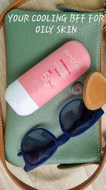 Oily skin + sunscreen? 🌞💗 Finally found one that feels lig