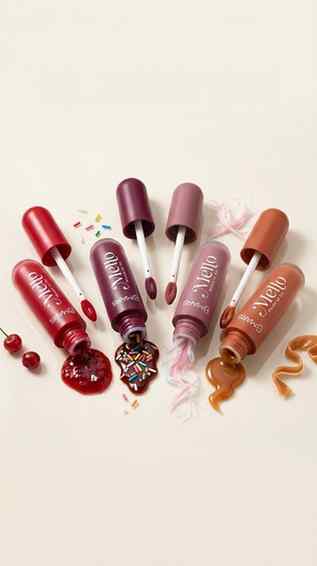 A whole dessert menu… for your lips 🍒🍭
Jam, Sprinkle, Flos