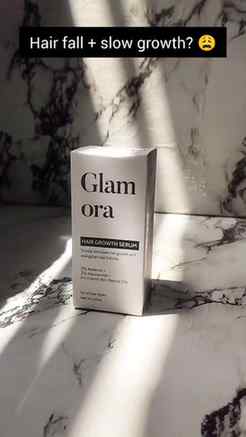 @glamoracare.in Hair Growth Serum is my current go-to 💖 #ha