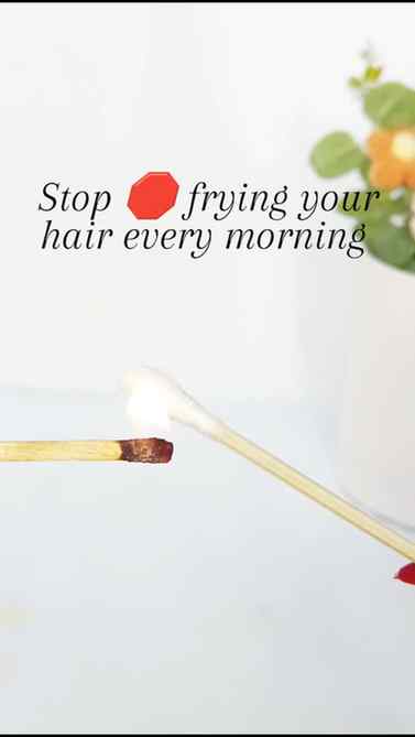 Your straightener is at 230°C . Your hair ? Unprotected.
Sp