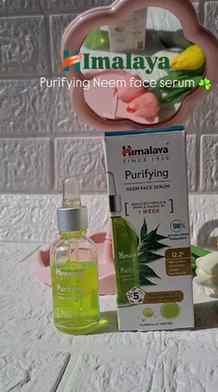 Comment for link🔗
Himalaya purifying Neem Face Serum 🌿
I’v