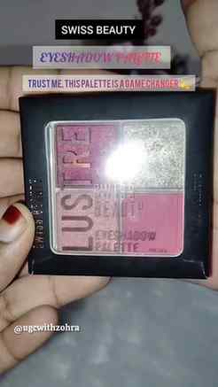 SWISS BEAUTY EYESHADOW PALETTE 

Comment for links 🖇️ 

“Wh